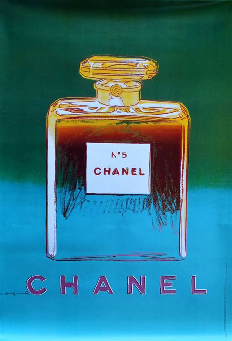 andy warhol chanel perfume bottle poster|chanel no 5 art.